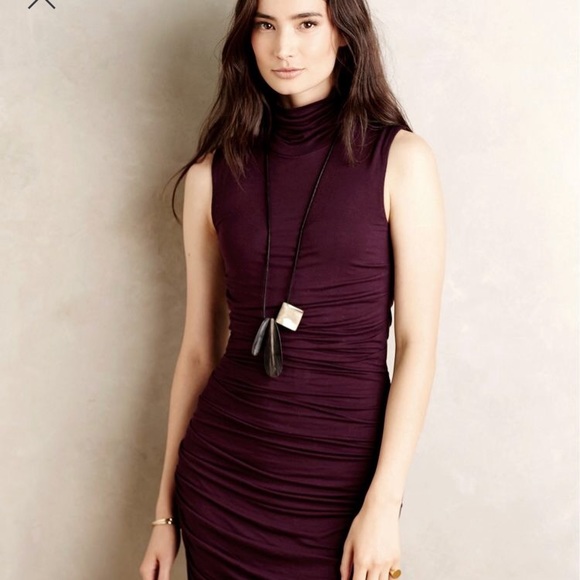 Gathered Turtleneck Sheath - Picture 2 of 2